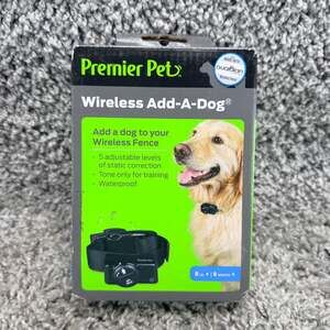 Premier Pet Wireless Add-A-Dog Receiver Collar for Wireless Fence